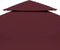 vidaXL - Prieeldak - 2-laags - 4x3m - 310 - g/m² - bordeaux