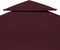 vidaXL - Prieeldak - 2-laags - 4x3m - 310 - g/m² - bordeaux