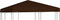 vidaXL - Prieeldak - 310 - g/m² - 3x3 - m - bruin