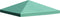 vidaXL - Prieeldak - 310 - g/m² - 3x3 - m - groen