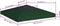 vidaXL - Prieeldak - 310 - g/m² - 3x3 - m - groen