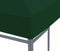 vidaXL - Prieeldak - 310 - g/m² - 3x3 - m - groen