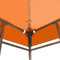 vidaXL - Prieeldak - 310 - g/m² - 3x3 - m - oranje