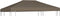 vidaXL - Prieeldak - 310 - g/m² - 3x3 - m - taupe