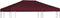 vidaXL - Prieeldak - 310 - g/m² - 3x4 - m - bordeaux