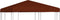 vidaXL - Prieeldak - 310 - g/m² - 3x4 - m - bordeaux