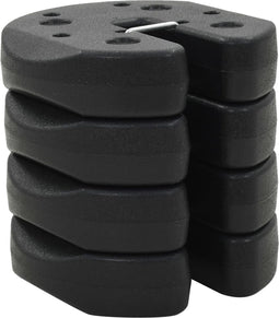 vidaXL - Prieelgewichten - 4 - st - 220x50 - mm - beton - zwart