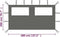 vidaXL - Prieelzijwand - met - ramen - 4x2 - m - antracietkleurig