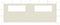vidaXL - Prieelzijwand - met - ramen - 4x2 - m - wit