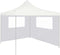 vidaXL - Prieelzijwand - met - ramen - 4x2 - m - wit