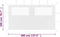 vidaXL - Prieelzijwand - met - ramen - 4x2 - m - wit