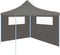 vidaXL - Prieelzijwand - met - ramen - 6x2 - m - antracietkleurig