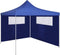 vidaXL - Prieelzijwand - met - ramen - 6x2 - m - blauw