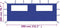 vidaXL - Prieelzijwand - met - ramen - 6x2 - m - blauw