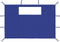 vidaXL - Prieelzijwanden - met - ramen - 2 - st - blauw