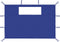 vidaXL - Prieelzijwanden - met - ramen - 2 - st - blauw