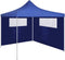 vidaXL - Prieelzijwanden - met - ramen - 2 - st - blauw