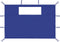 vidaXL - Prieelzijwanden - met - ramen - 2 - st - blauw