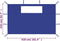 vidaXL - Prieelzijwanden - met - ramen - 2 - st - blauw