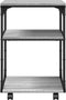 vidaXL - Printerkastje - 3-laags - 43x48x64 - cm - bewerkt - hout - grijs - sonoma