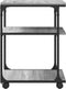 vidaXL - Printerkastje - 3-laags - 43x48x64 - cm - bewerkt - hout - grijs - sonoma