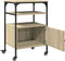 vidaXL - Printerkastje - 3-laags - 50x40x76 - cm - bewerkt - hout - sonoma - eiken