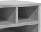 vidaXL - Printerkastje - 40x32x22,5 - cm - bewerkt - hout - betongrijs