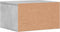 vidaXL - Printerkastje - 40x32x22,5 - cm - bewerkt - hout - betongrijs