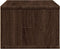 vidaXL - Printerkastje - 40x32x22,5 - cm - bewerkt - hout - bruin - eikenkleurig