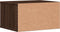 vidaXL - Printerkastje - 40x32x22,5 - cm - bewerkt - hout - bruin - eikenkleurig