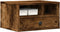 vidaXL - Printerkastje - 40x32x22,5 - cm - bewerkt - hout - gerookt - eikenkleurig