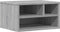 vidaXL - Printerkastje - 40x32x22,5 - cm - bewerkt - hout - grijs - sonoma - eiken