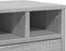 vidaXL - Printerkastje - 40x32x22,5 - cm - bewerkt - hout - grijs - sonoma - eiken