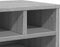 vidaXL - Printerkastje - 40x32x22,5 - cm - bewerkt - hout - grijs - sonoma - eiken