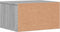 vidaXL - Printerkastje - 40x32x22,5 - cm - bewerkt - hout - grijs - sonoma - eiken