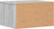 vidaXL - Printerkastje - 40x32x22,5 - cm - bewerkt - hout - grijs - sonoma - eiken