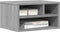vidaXL - Printerkastje - 40x32x22,5 - cm - bewerkt - hout - grijs - sonoma - eiken