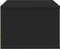 vidaXL - Printerkastje - 40x32x22,5 - cm - bewerkt - hout - zwart