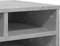 vidaXL - Printerkastje - 49x40x22,5 - cm - bewerkt - hout - betongrijs