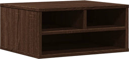 vidaXL - Printerkastje - 49x40x22,5 - cm - bewerkt - hout - bruin - eikenkleurig
