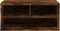 vidaXL - Printerkastje - 49x40x22,5 - cm - bewerkt - hout - gerookt - eikenkleurig