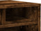 vidaXL - Printerkastje - 49x40x22,5 - cm - bewerkt - hout - gerookt - eikenkleurig