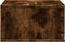 vidaXL - Printerkastje - 49x40x22,5 - cm - bewerkt - hout - gerookt - eikenkleurig
