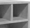 vidaXL - Printerkastje - met - wielen - 41x32x34,5 - cm - betongrijs