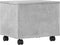 vidaXL - Printerkastje - met - wielen - 41x32x34,5 - cm - betongrijs