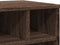 vidaXL - Printerkastje - met - wielen - 41x32x48 - cm - bruin - eikenkleurig