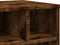 vidaXL - Printerkastje - met - wielen - 41x32x48 - cm - gerookt - eikenkleurig