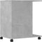 vidaXL - Printerkastje - met - wielen - 60x40x68,5 - cm - betongrijs