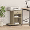 vidaXL - Printerkastje - met - wielen - 60x40x68,5 - cm - sonoma - eikenkleurig