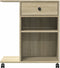vidaXL - Printerkastje - met - wielen - 60x40x68,5 - cm - sonoma - eikenkleurig